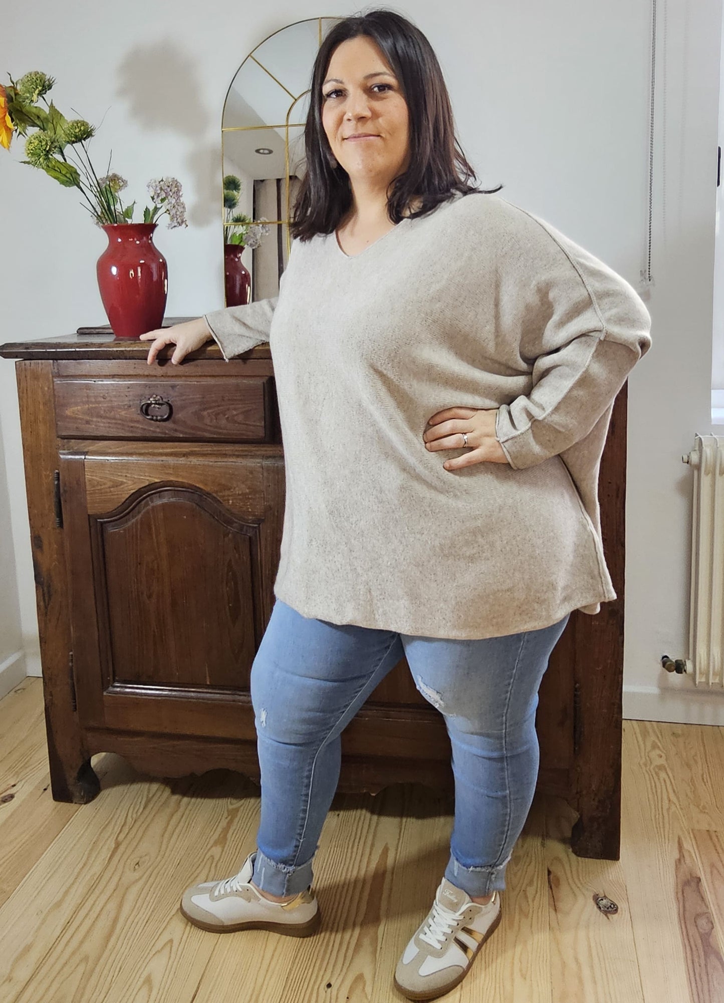 Pull Laia Beige
