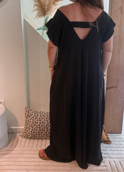 Combi-pantalon noir