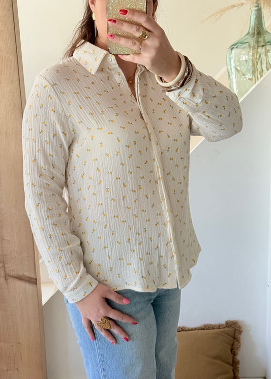 Chemisier imprimé fleurs