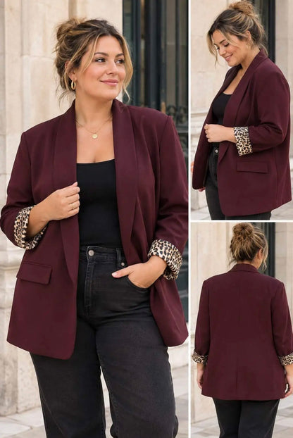 Blazer « Léopard Chic »