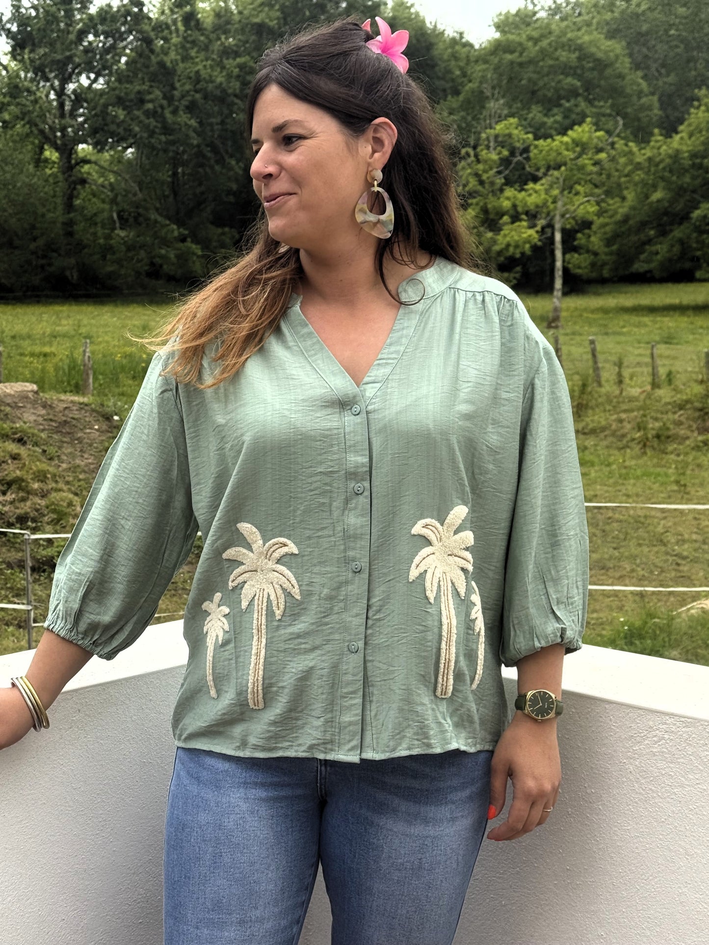 Blouse Palmier